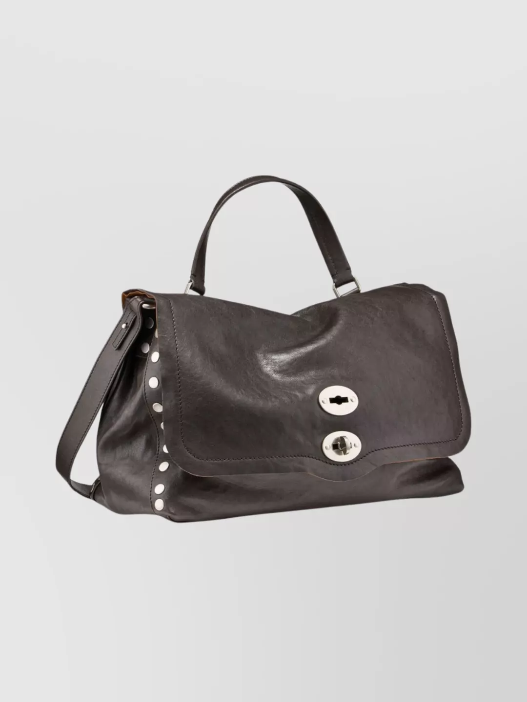 Zanellato Leather Shoulder Bag Adjustable Strap