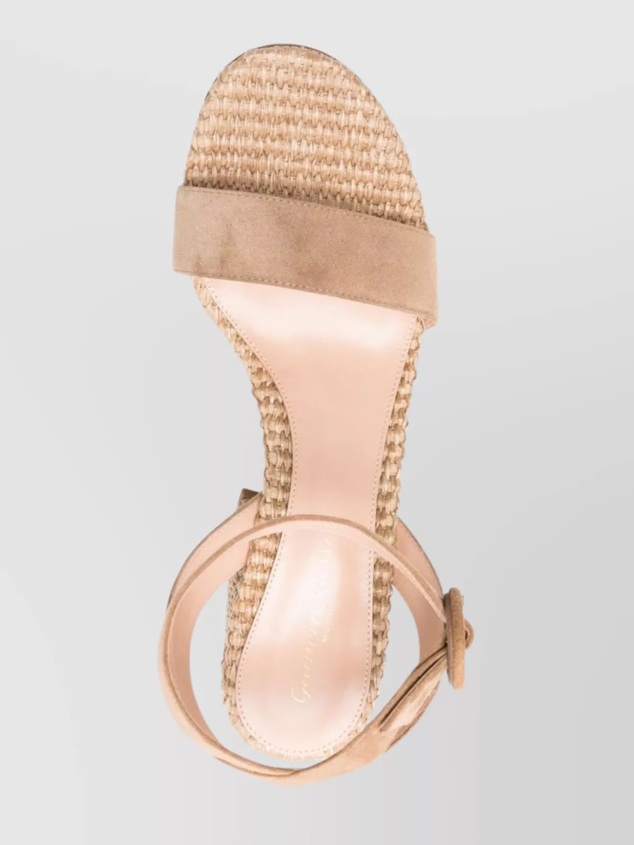 Gianvito Rossi 85 Suede Espadrille Sandals