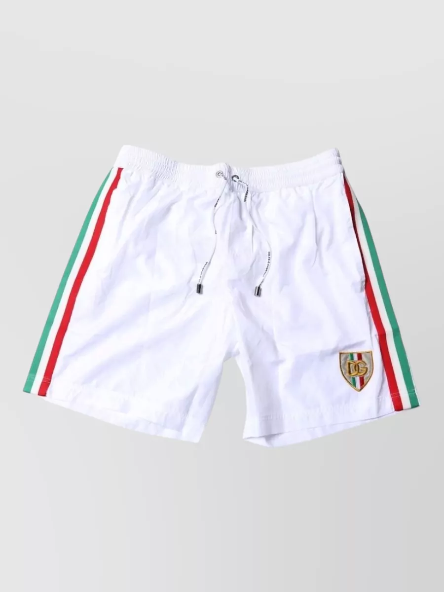 Dolce&Gabbana striped swim shorts