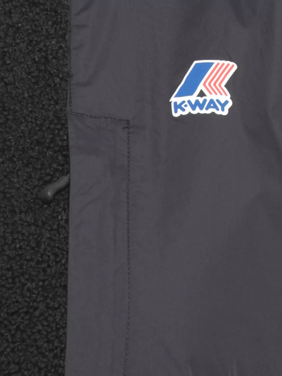 K-Way Hooded Faux Fur Jacket