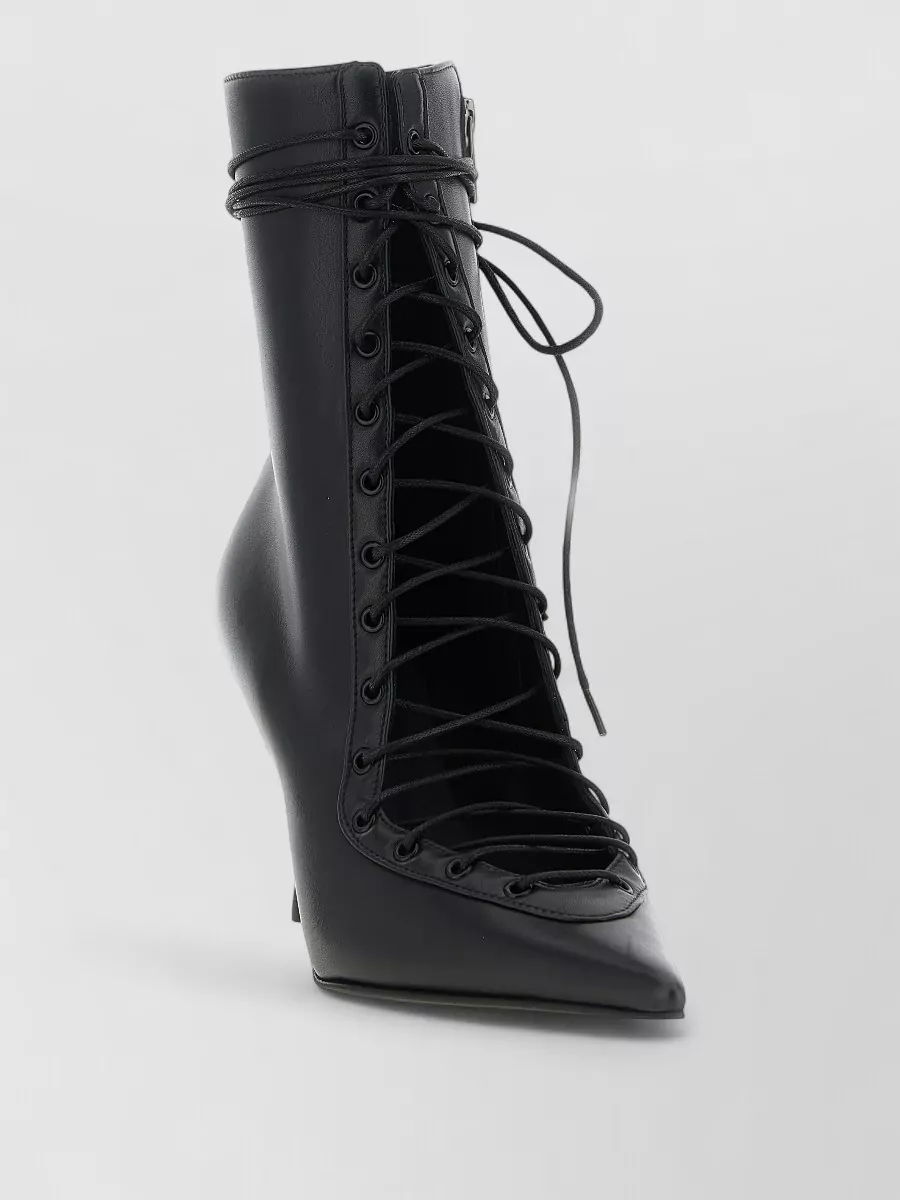 Le Silla leather colette lace-up ankle boots
