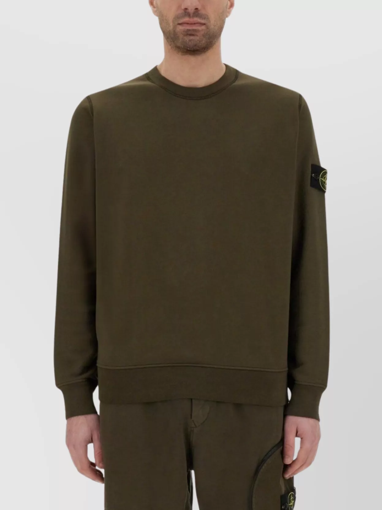 Stone Island Cotton Sweatshirt Long Sleeves