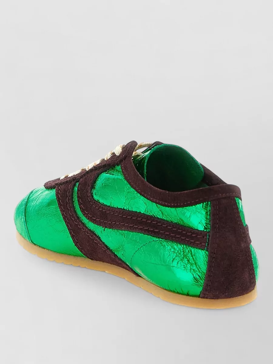 Dries Van Noten Leather Low-Top Sneakers