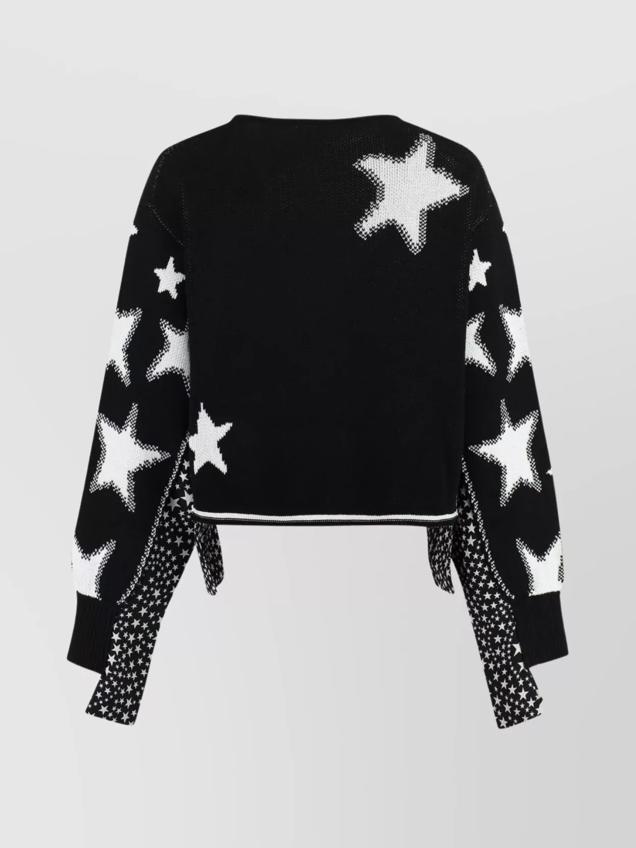 Stella Mccartney Starry Crew-Neck Cropped Sweater