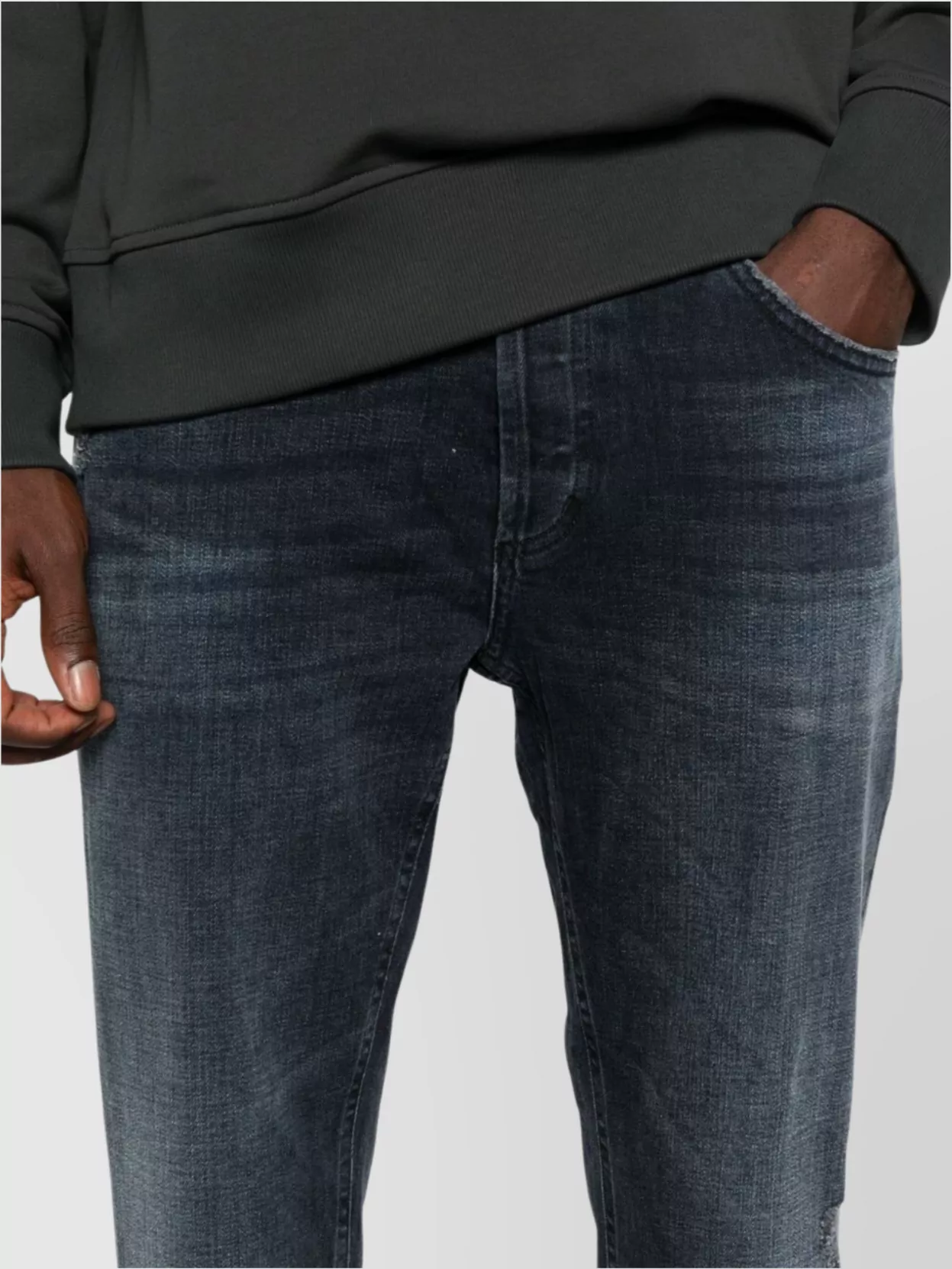Dondup Brighton Straight Cut Denim Trousers