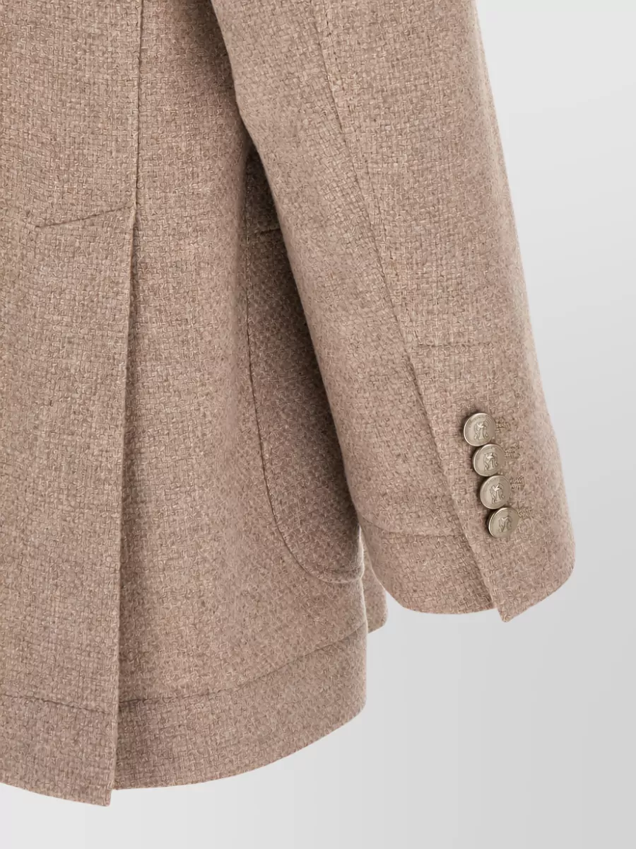 Brunello Cucinelli Cashmere Single-Breasted Suit Jacket