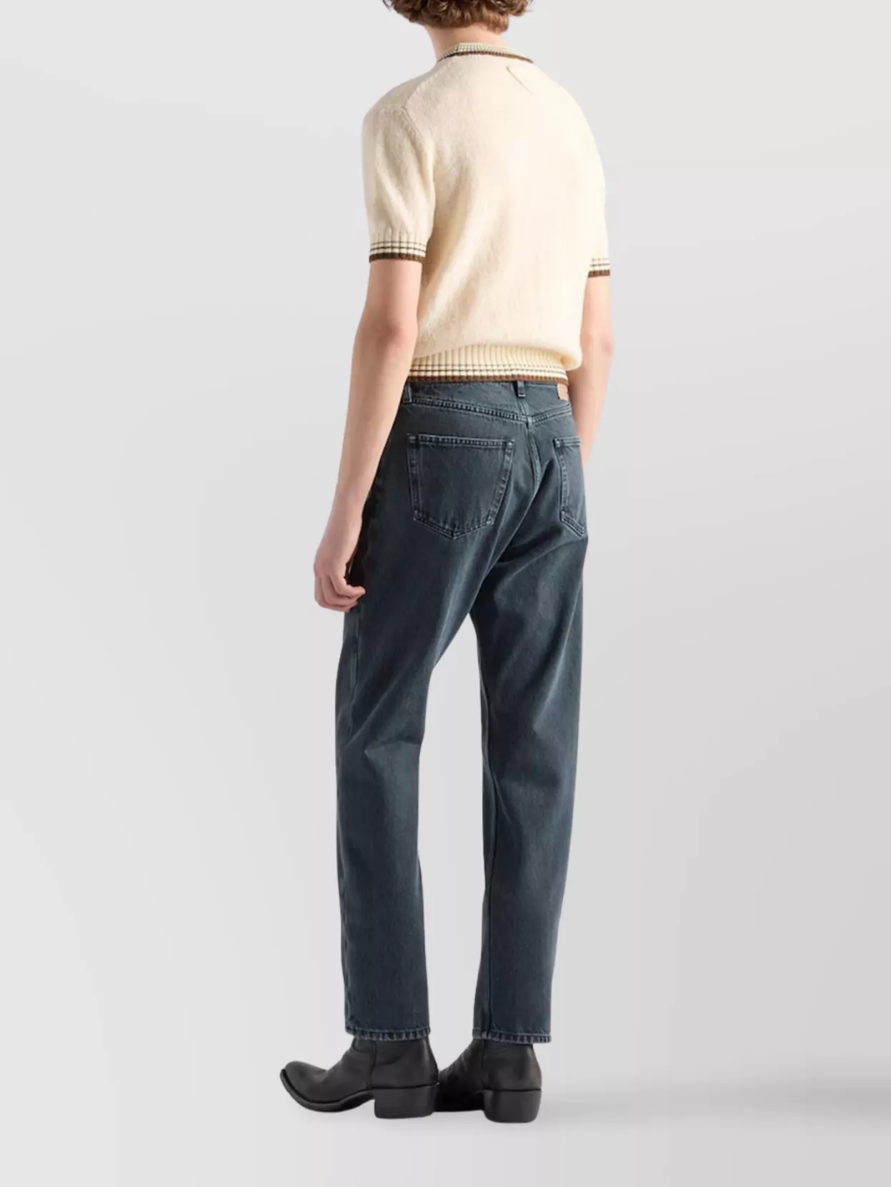 Prada Faded Five-Pocket Denim Trousers