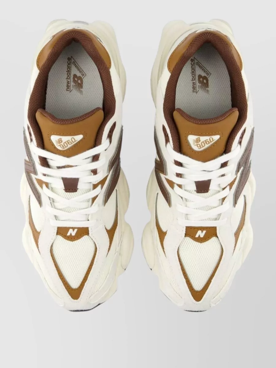 New Balance Leather Mesh Low-Top Sneakers