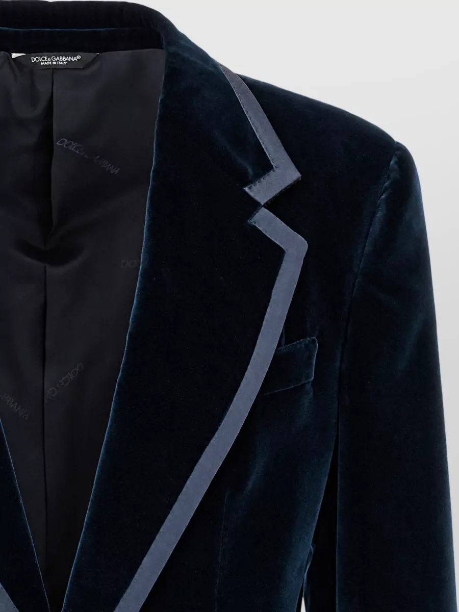 Dolce&Gabbana Silk Tuxedo Blazer