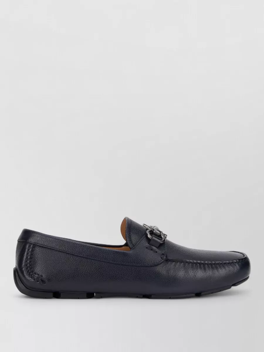Ferragamo Leather Driver Loafers