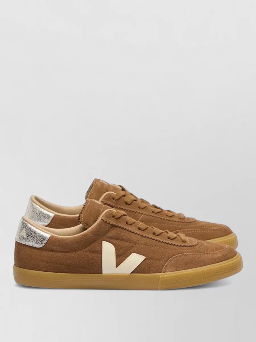 Veja Suede Leather Lace-Up Sneakers
