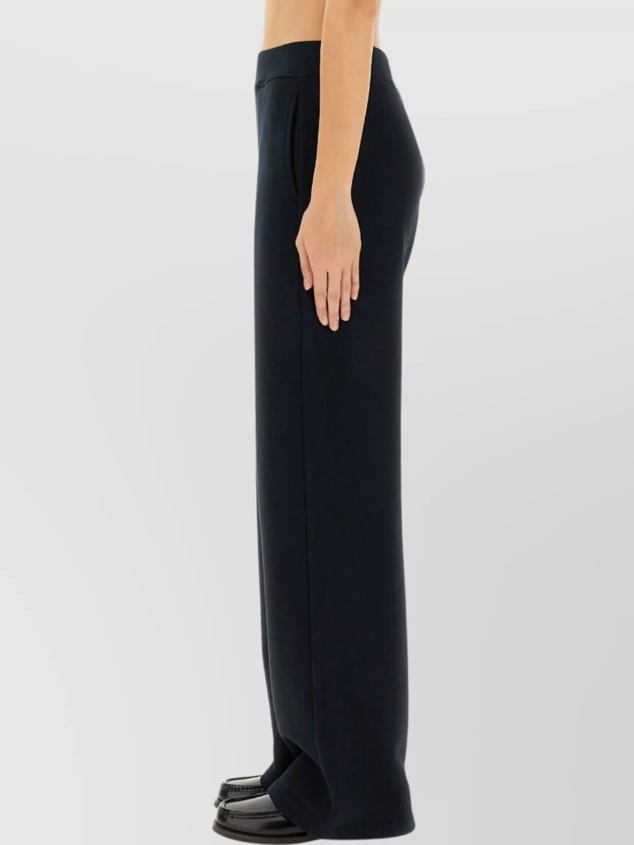 S Max Mara Wide Leg Trousers Elastic Waistband