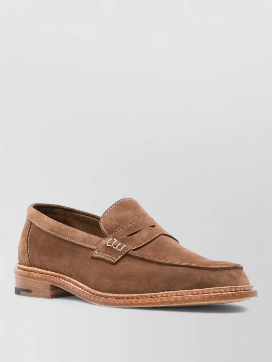 Tricker's leather loafers