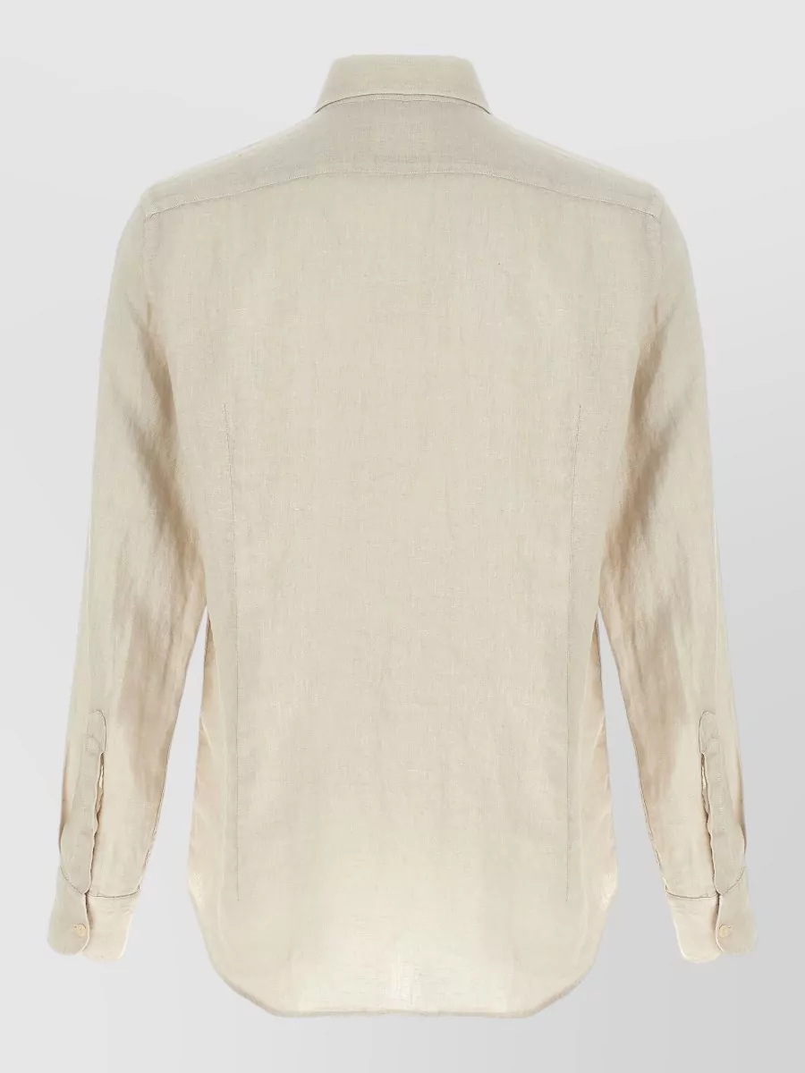 Mc2 Saint Barth Linen Long-Sleeve Shirt