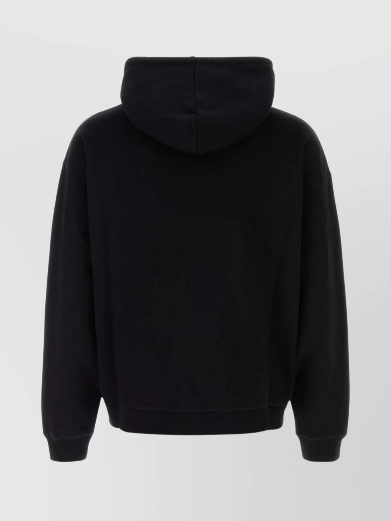 Dsquared2 Hooded Long Sleeve Cotton Sweatshirt In Black