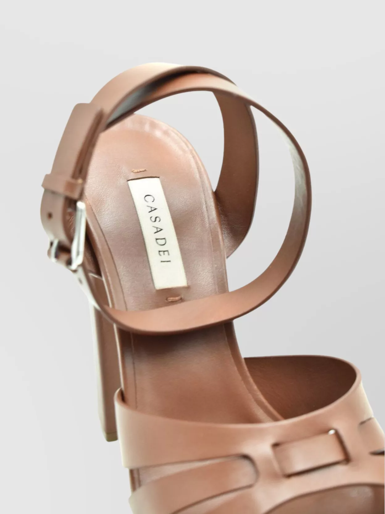 Casadei Strappy Open Toe Platform Sole Pumps
