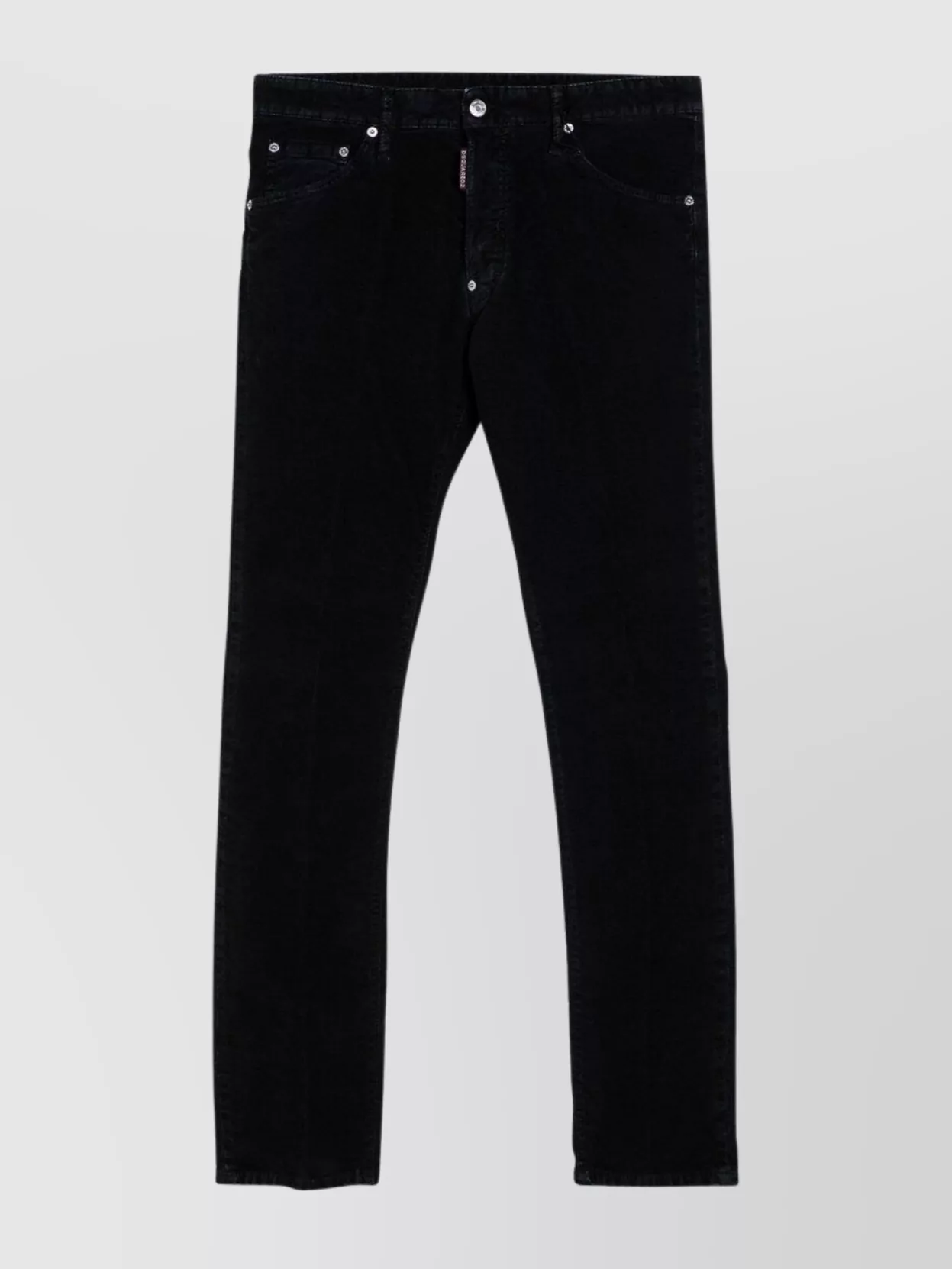 Dsquared2 Denim Jeans With Belt Loops And Metal Rivets