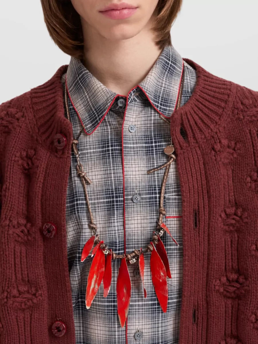 Marni Cashmere-Blend Oversized Ribbed Cardigan