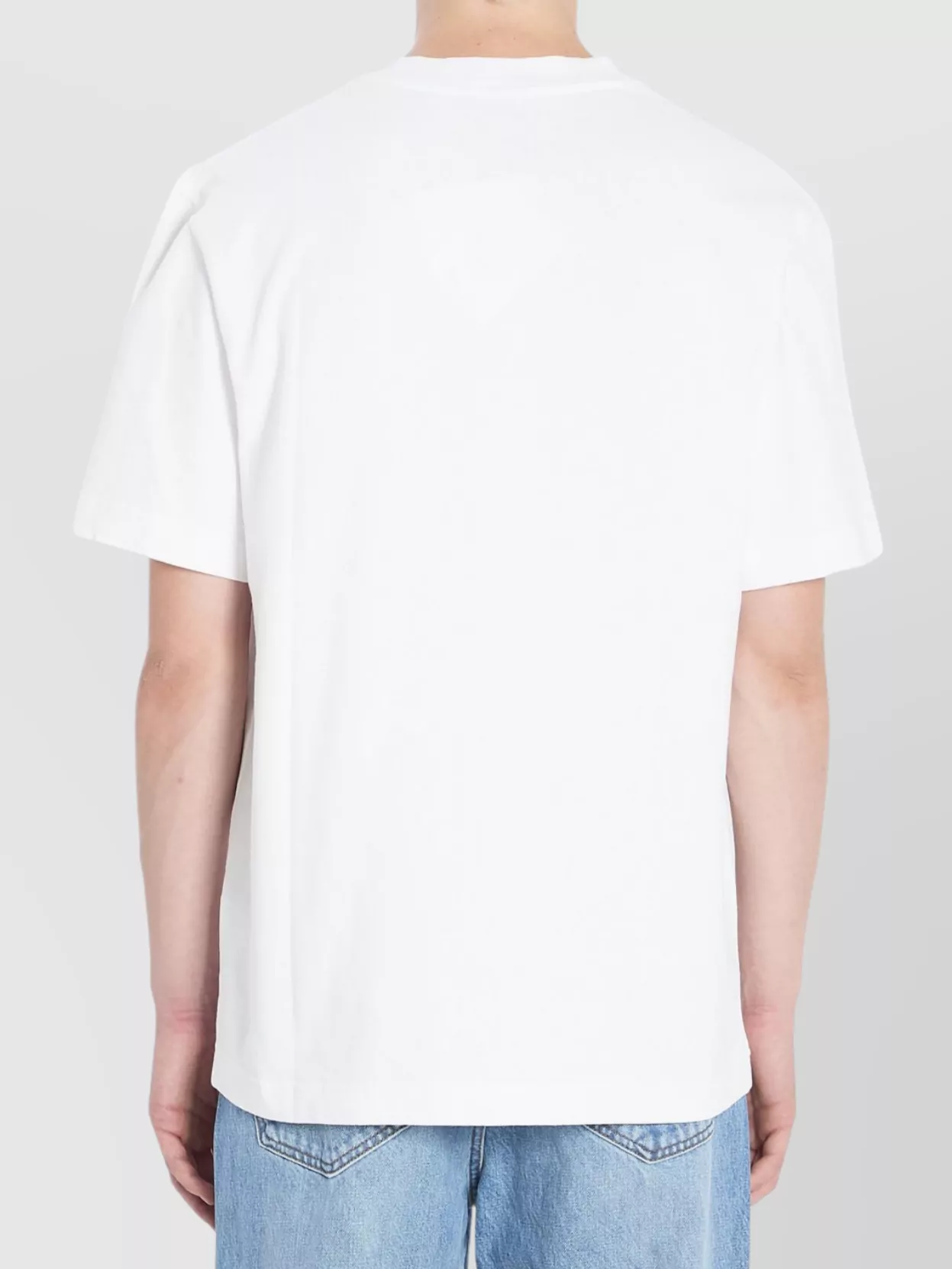 Jacquemus Lightweight Organic Cotton Crewneck T-shirt In White