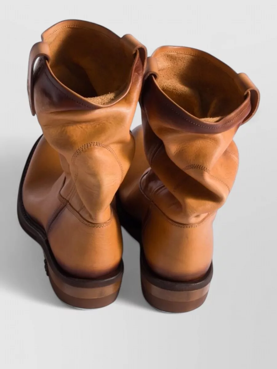 Miu Miu Leather Ankle Boots