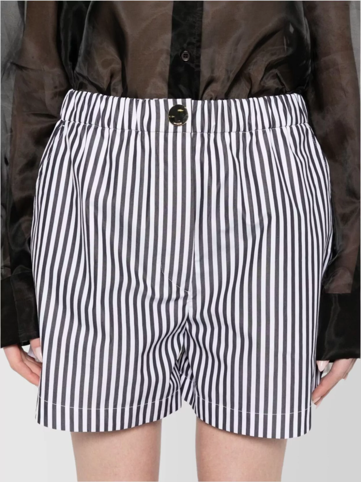 Sportmax Striped Shorts Elasticated Waistband