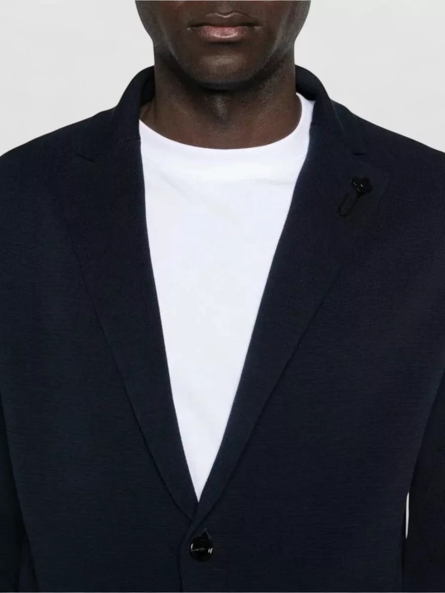 Lardini Cotton Knitted Blazer