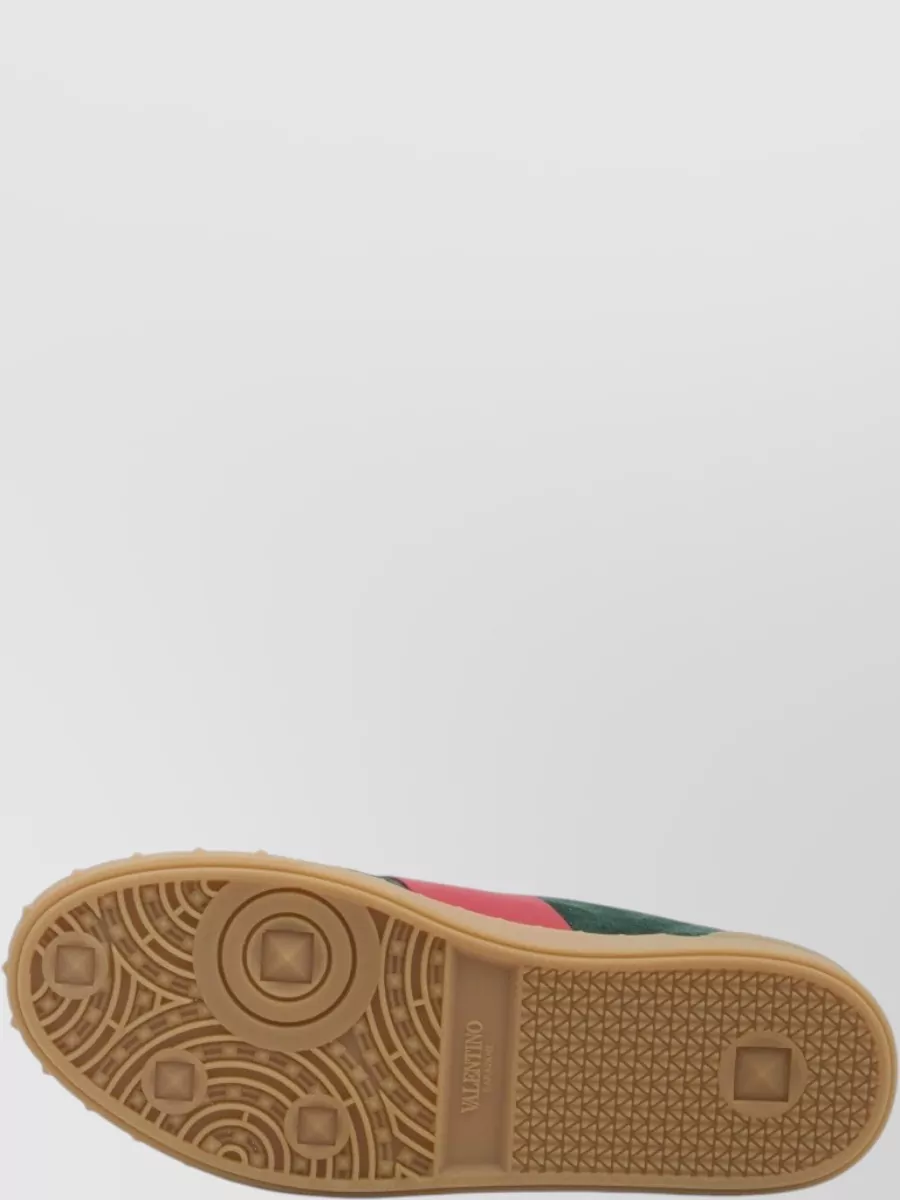 Valentino Garavani Upvillage Leather Sneakers Rubber Sole