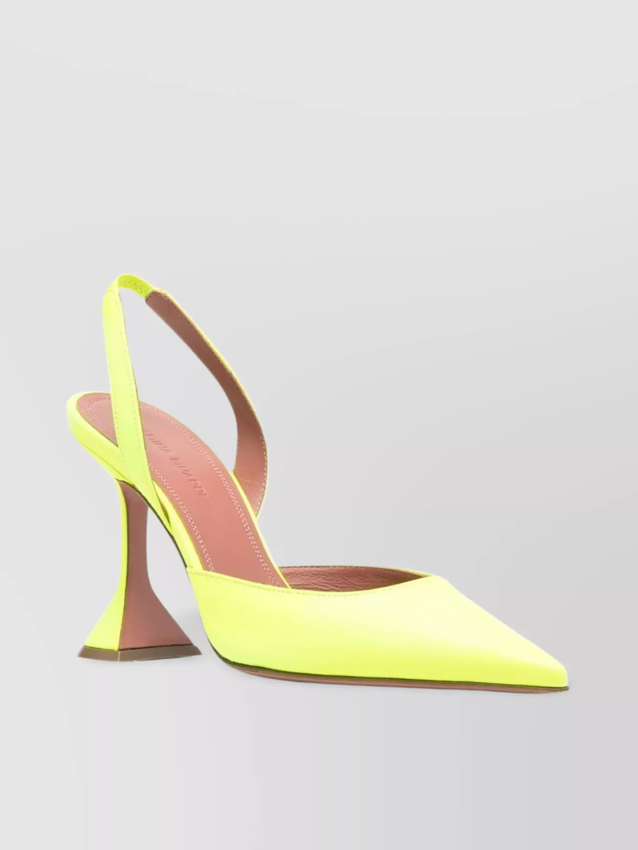 Amina Muaddi Holli Sling Pumps With Sculpted Heel