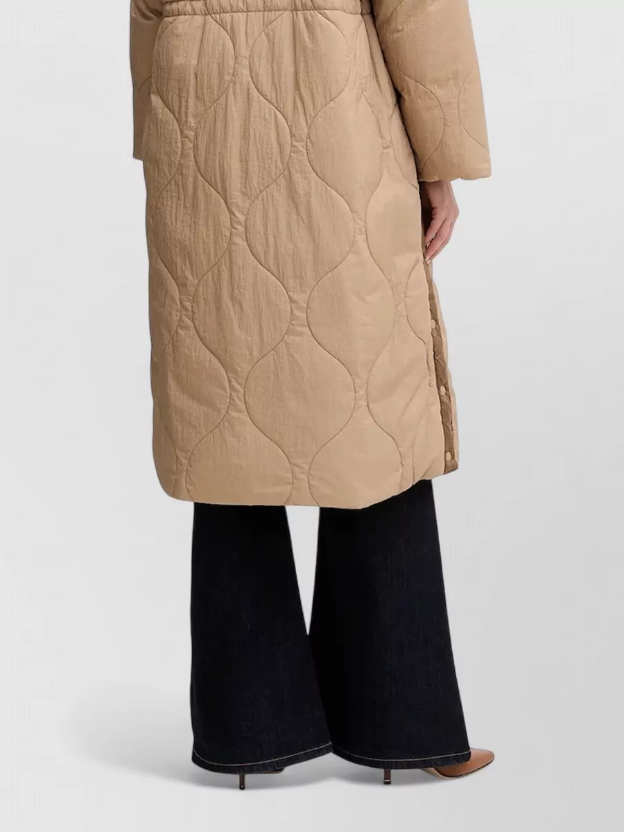 Weekend Max Mara Hooded Long Quilted Coat Novak