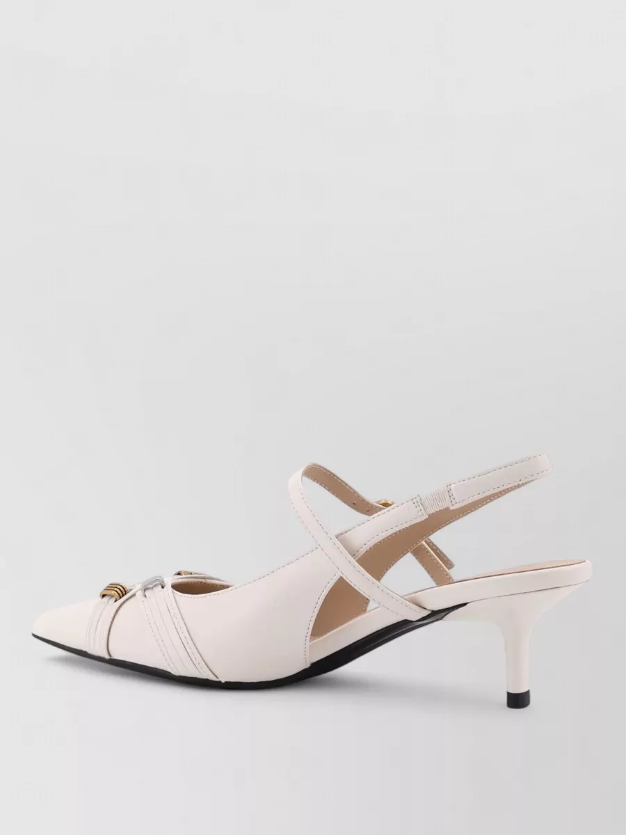 Pinko Leather Slingback Pumps