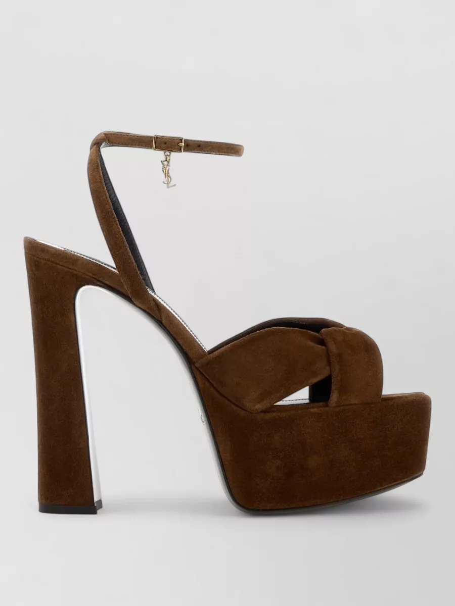 Saint Laurent suede sandals