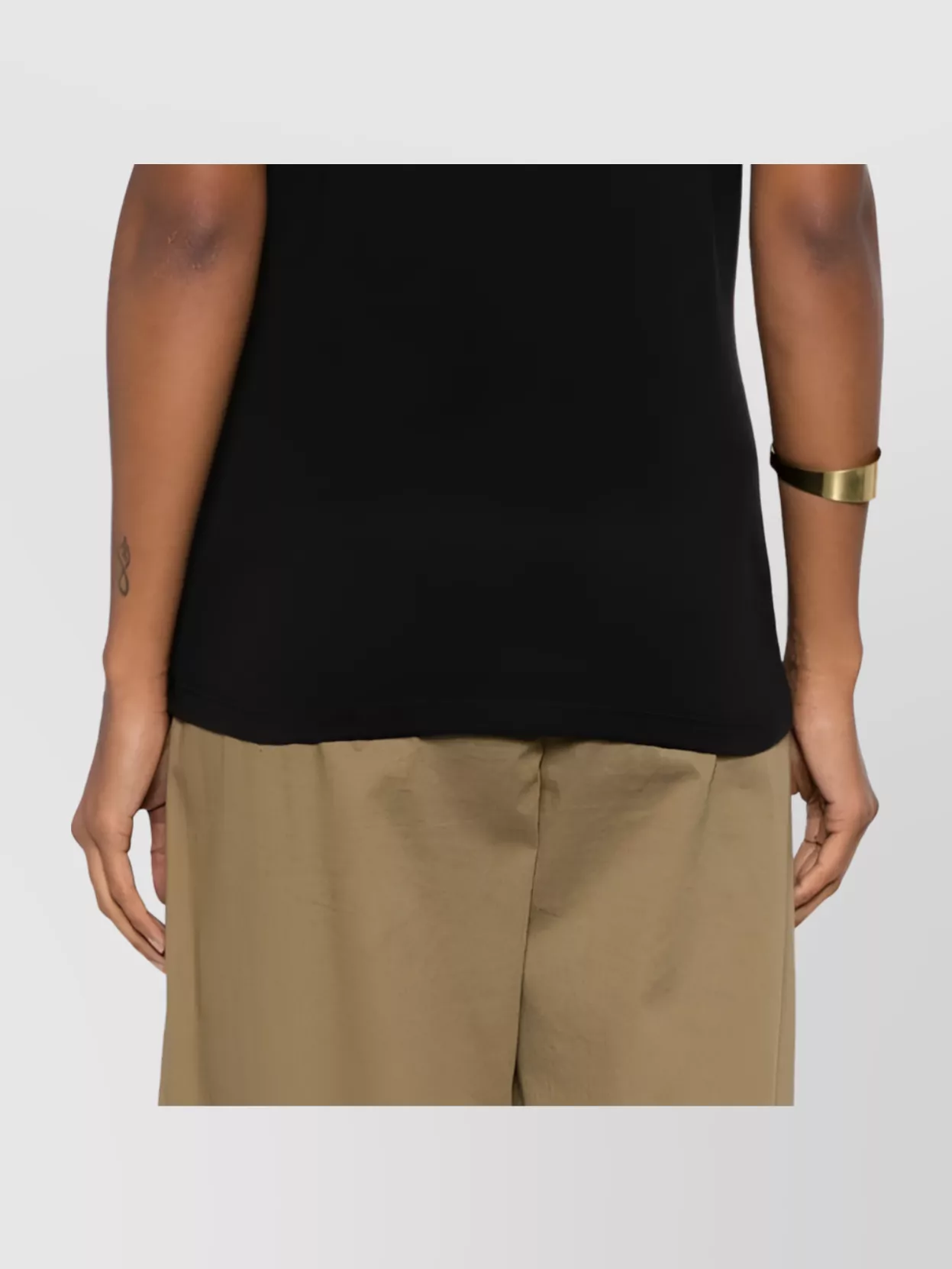 Paul Smith Heart-embroidered Crew Neck T-shirt With Jersey Texture In Black