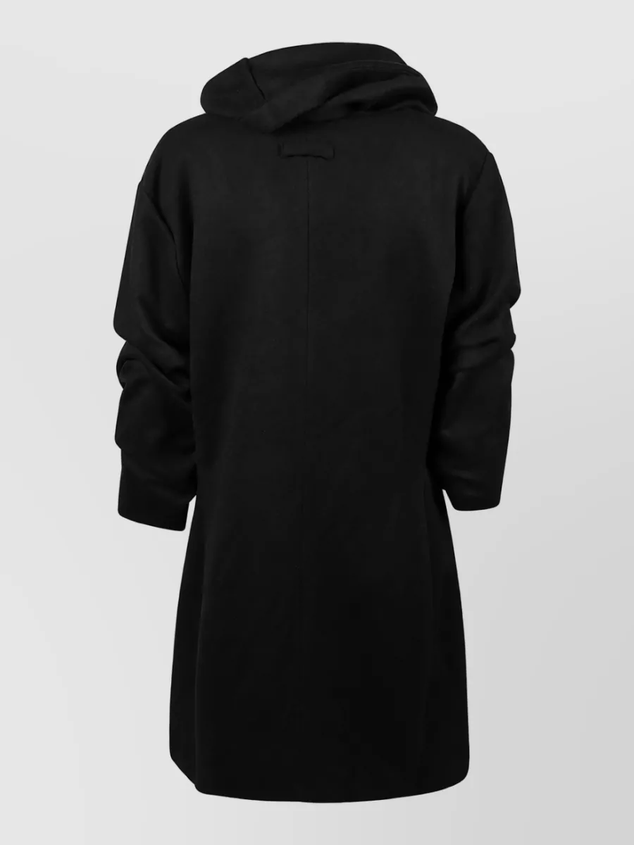 7 For All Mankind Wool Ruched High Neck Dress