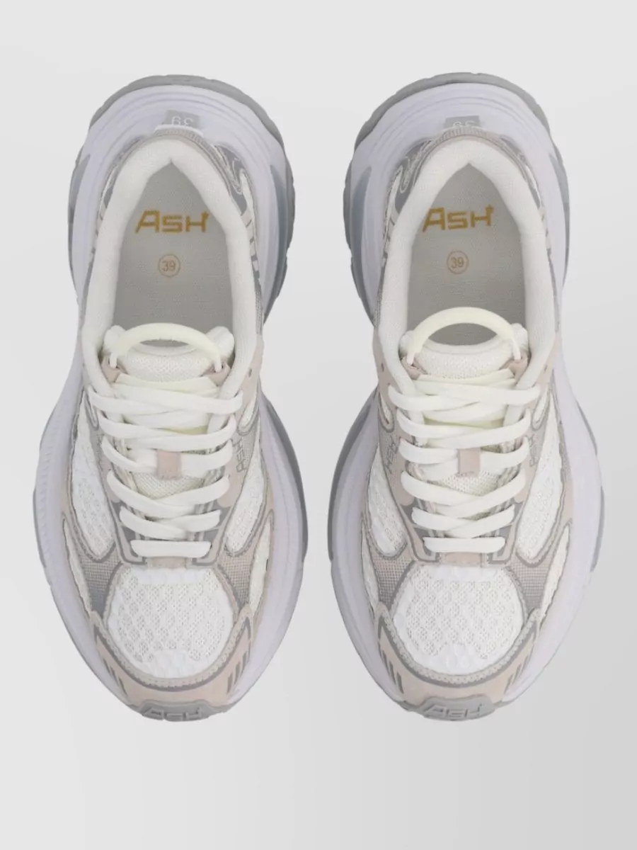 Ash Leather Low-Top Sneakers