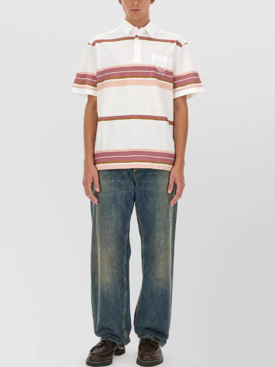 Etro Embroidered Polo Shirt