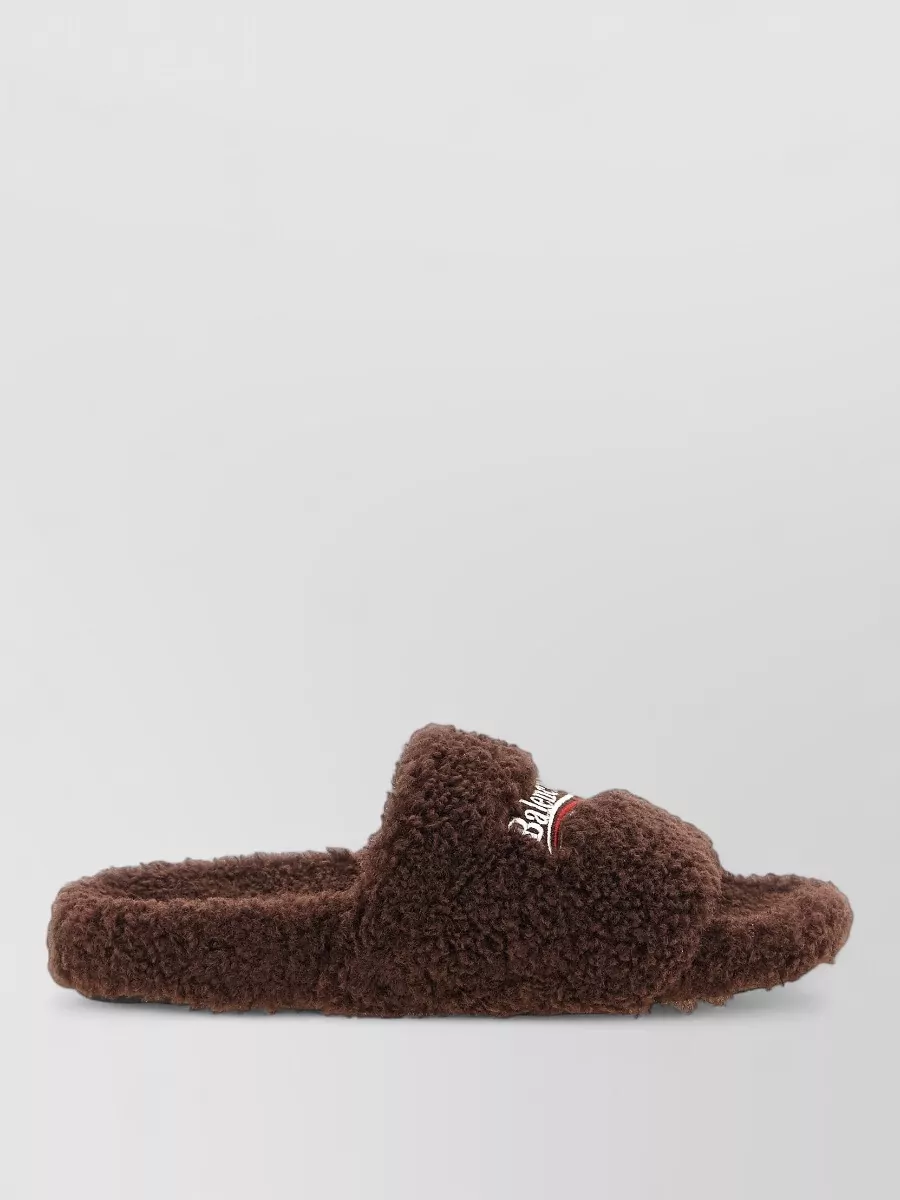 Balenciaga Furry Slippers