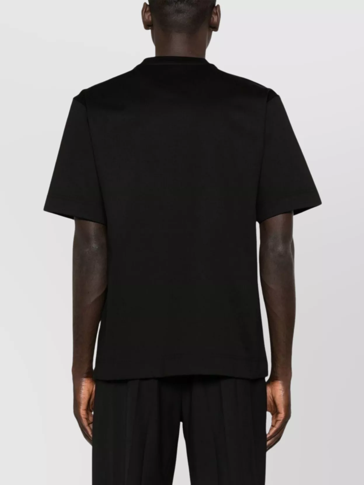Fendi Crew Neck Cotton Jersey T-Shirt