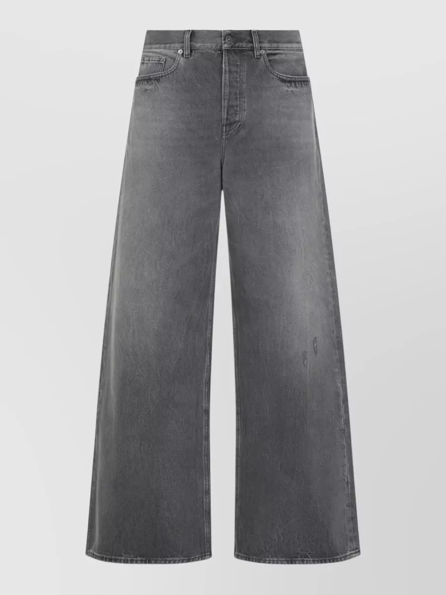 Golden Goose Wide Leg Trousers Five Pocket Belt Loops