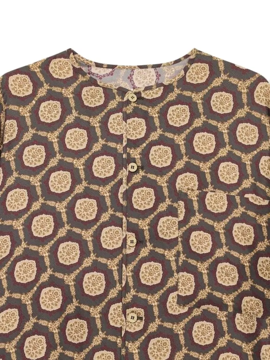 Emporio Armani Printed Long-Sleeve Shirt