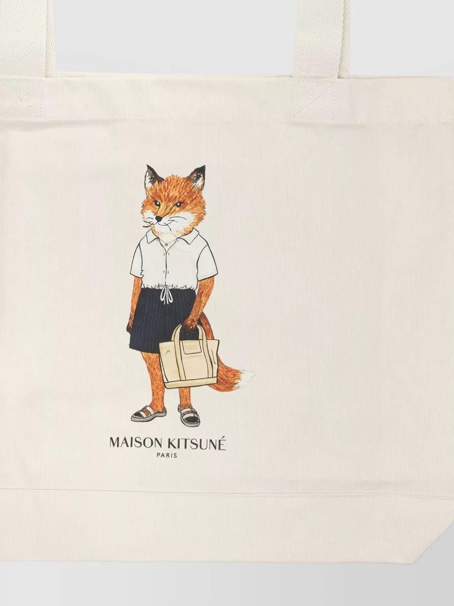 Maison Kitsuné Canvas Tote Bag