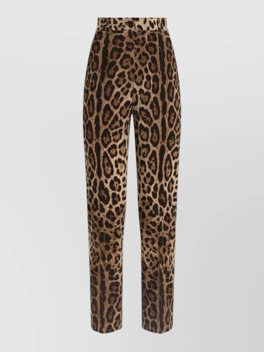 Dolce&Gabbana wool slim-fit trousers