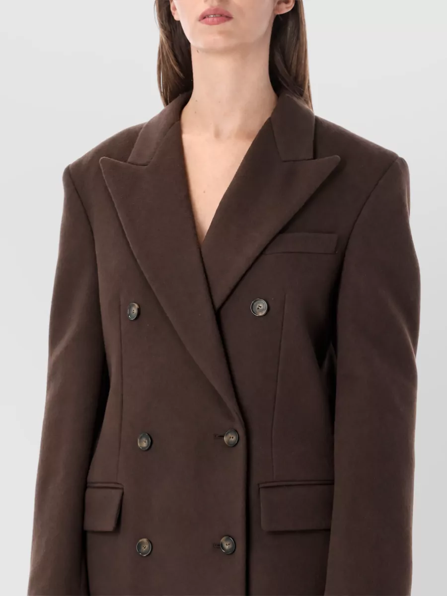 Stella Mccartney Wool Double-Breasted Coat