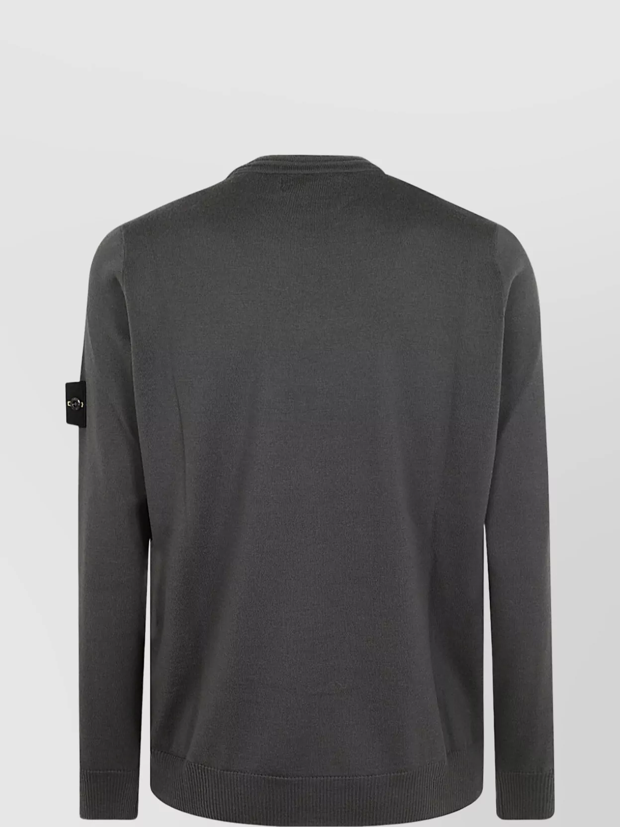 Stone Island Crew Neck Long Sleeve Ribbed Jumper