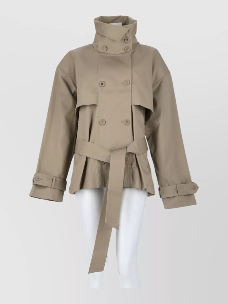 Rotate short trench jacket
