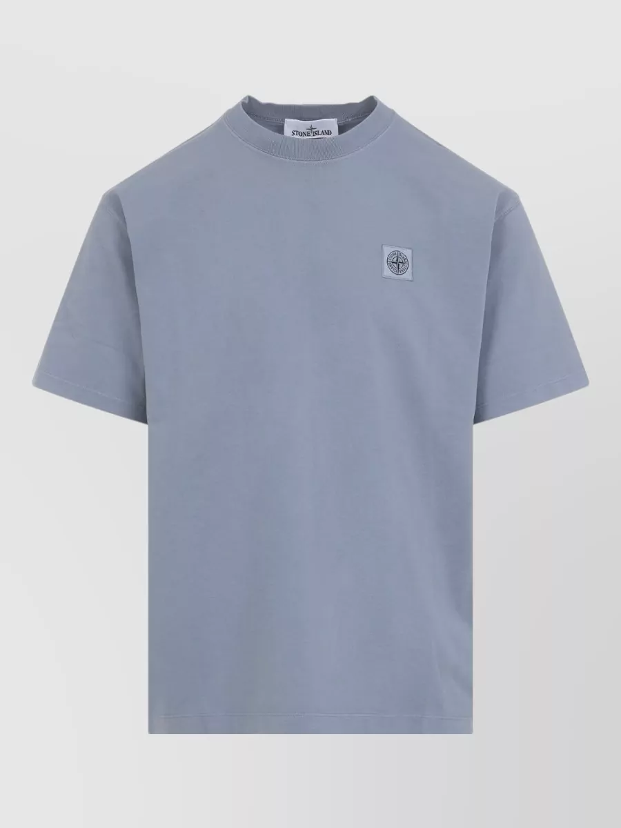 Stone Island Logo Crew Neck Short Sleeve T-Shirt