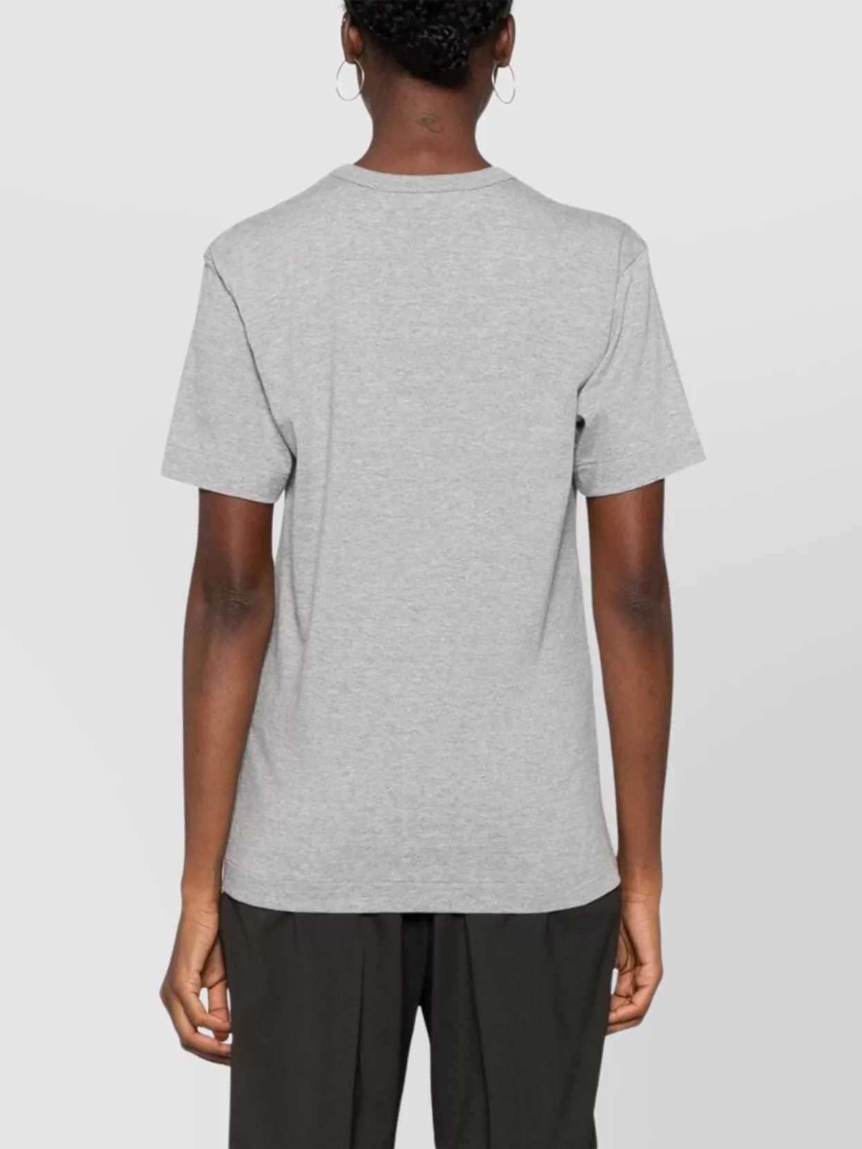 Comme Des Garçons Cotton Crew Neck T-Shirt With Graphic Print