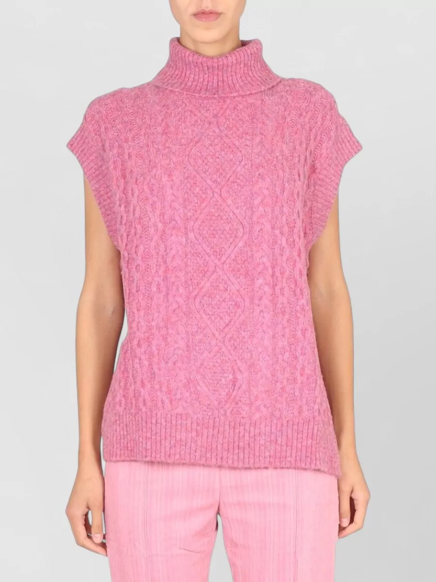Baum Und Pferdgarten high neck cable-knit vest