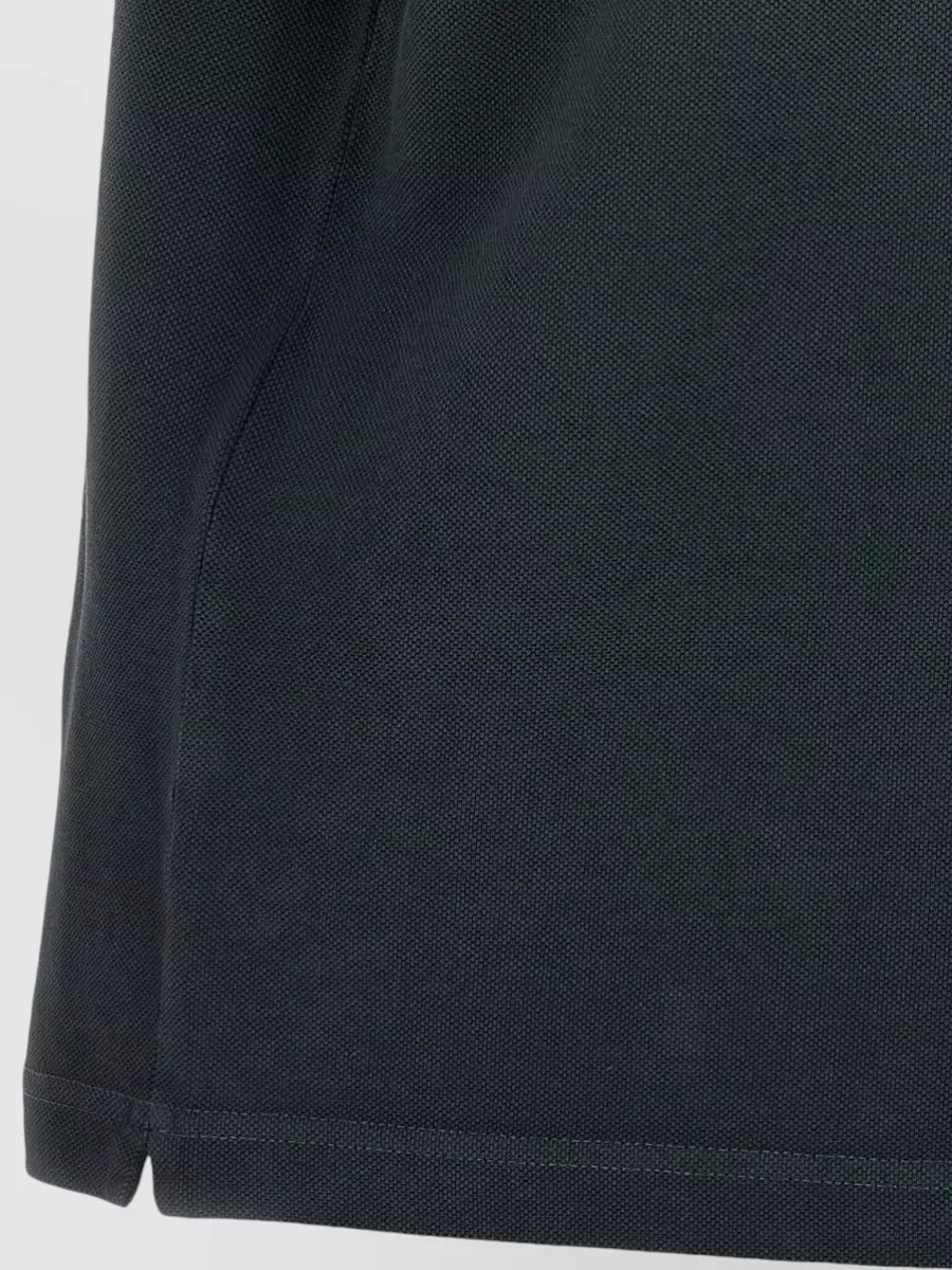 Mc Queen Cotton Gradient-Effect Short-Sleeve Polo Shirt