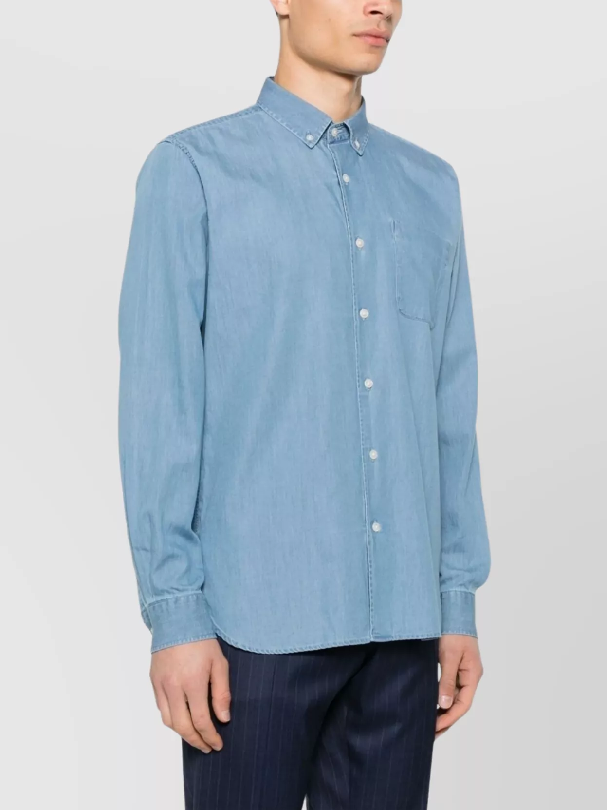 Woolrich Cotton Shirt Box-Pleat Design