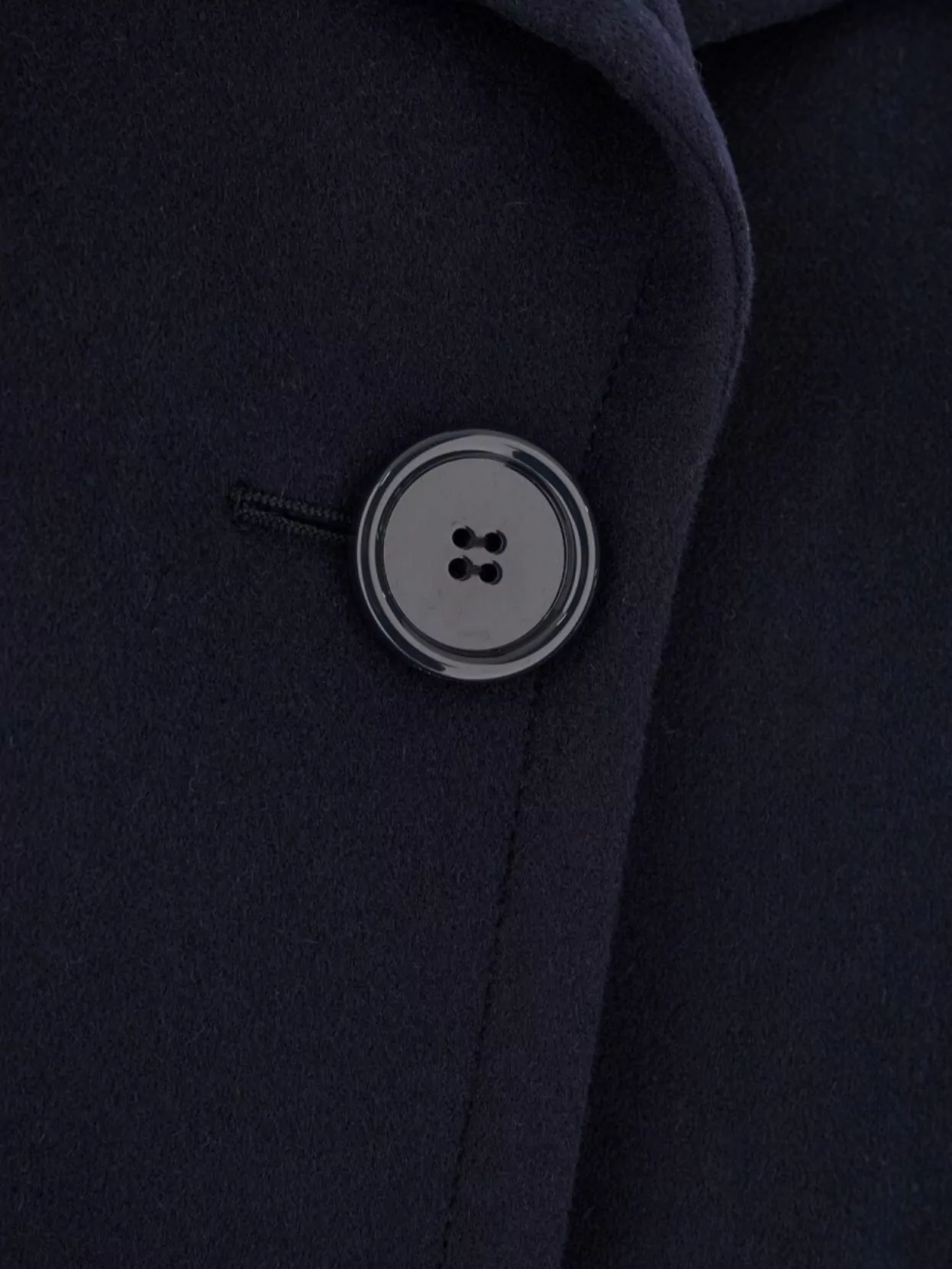 'S MAX MARA WOOL COAT WITH FRONT POCKETS AND NOTCHED LAPELS